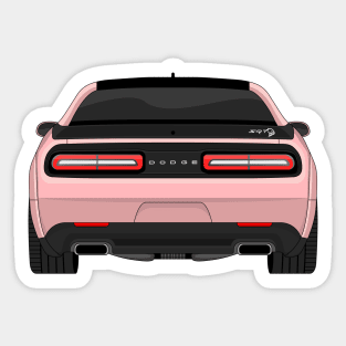 HELLCAT REAR PINK Sticker